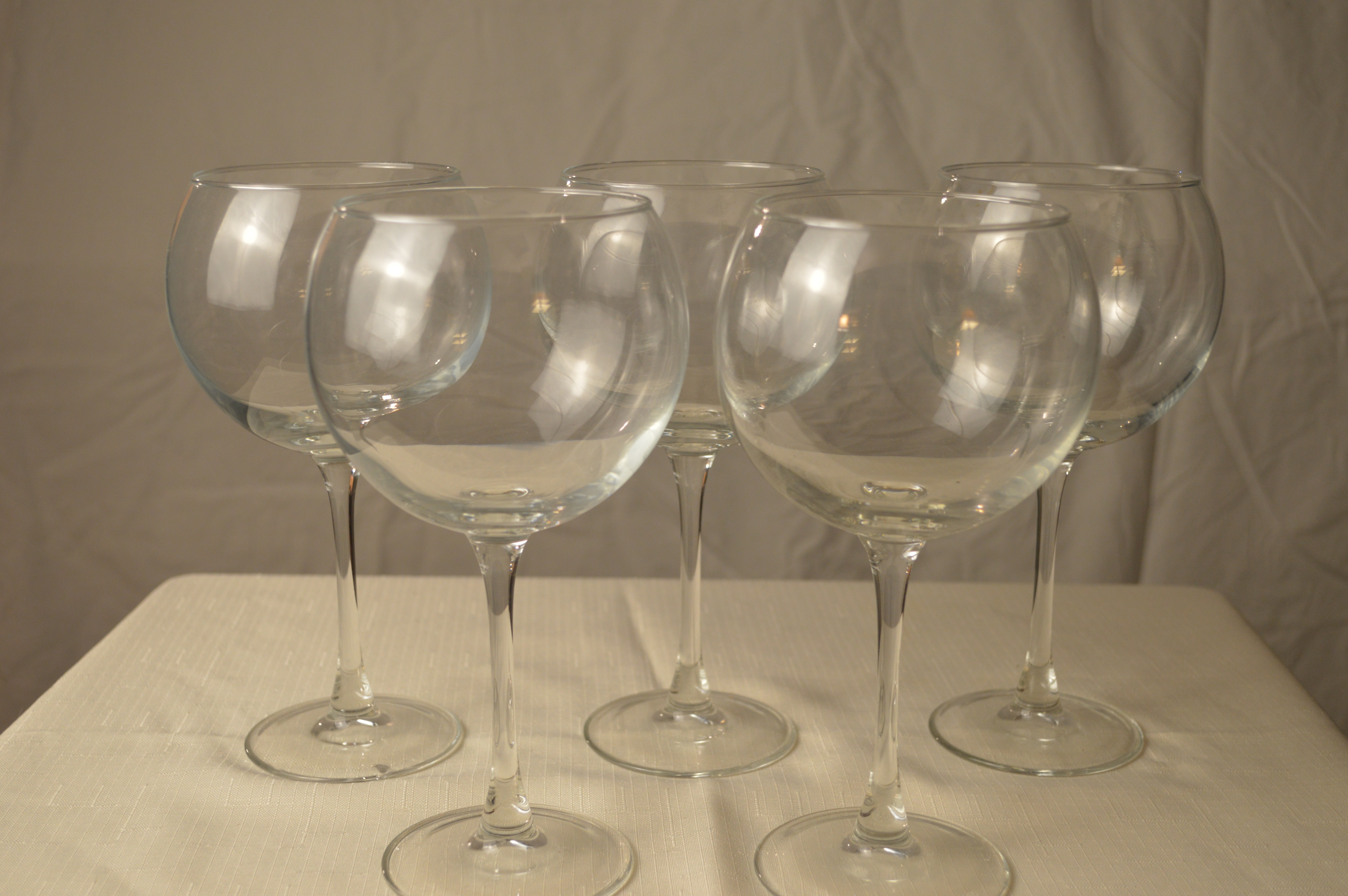 red wine glasses